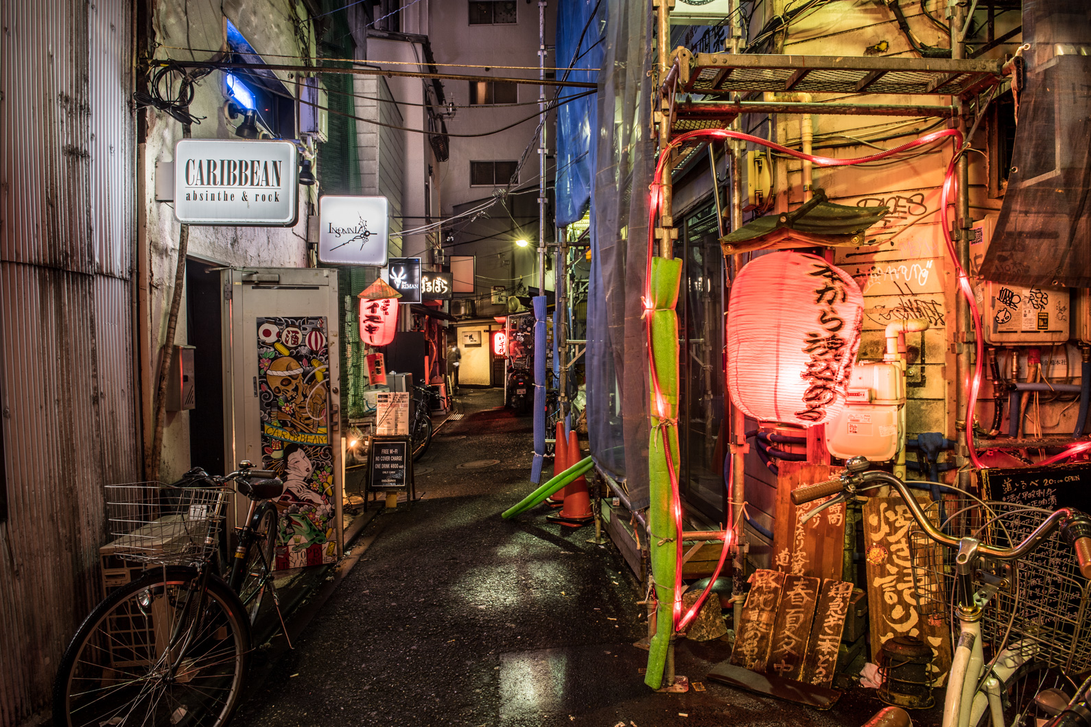 narrow street Kabukicho